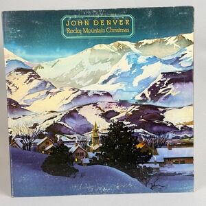 John Denver Rocky Mountain Christmas LP 12" Vinyl 1975 Holiday - EXCELLENT